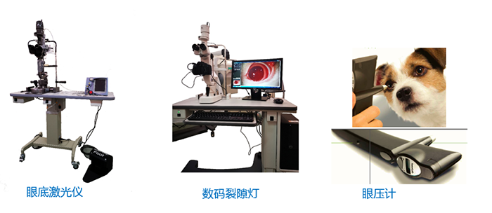 眼底激光仪、数码裂隙灯、眼压计